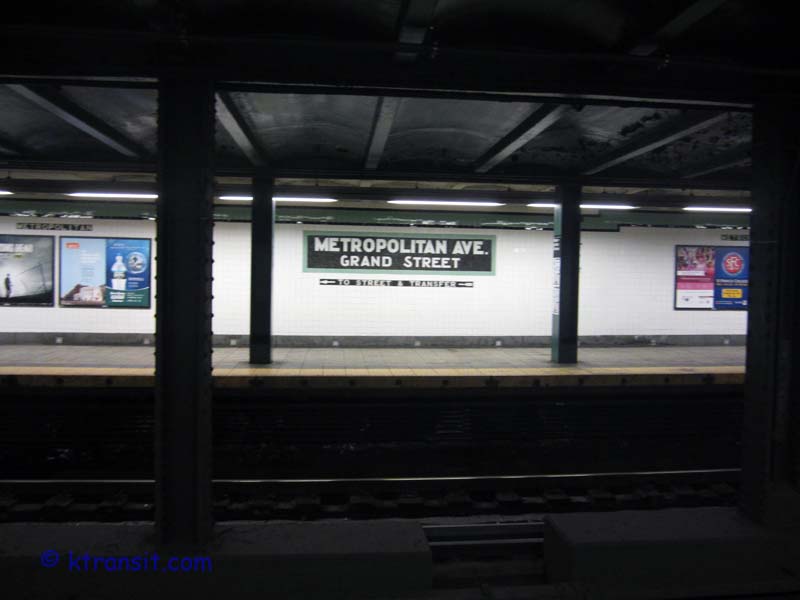 NYC subway > Brooklyn > Metro Ave/Grand St Lorimer Street