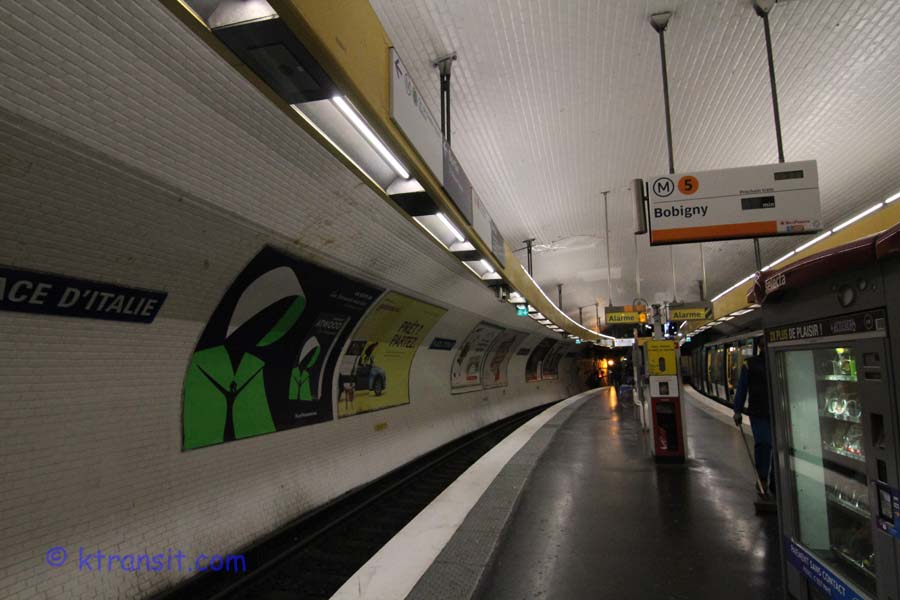 Paris Metro Place 'd Italie