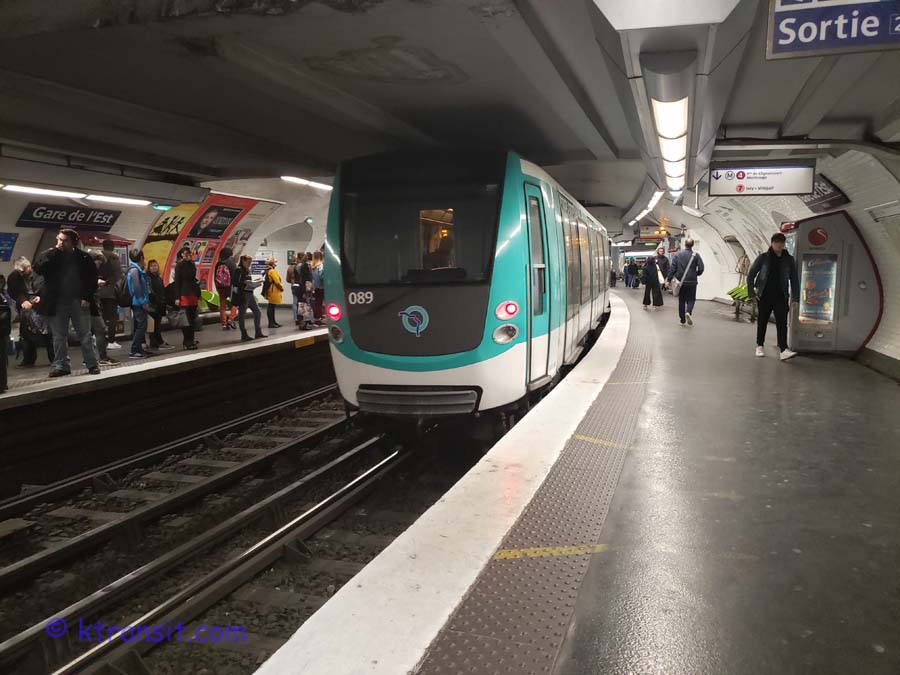 Paris Metro Gare L'Est