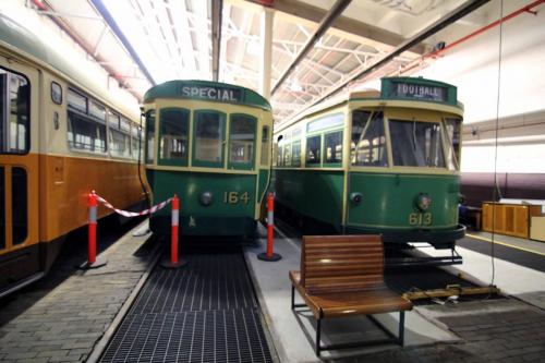 Trams 164 and 613